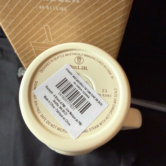 New Stanley 40oz Laser Engraved LCreamV Tumbler with Straw - Picture 7 of 7